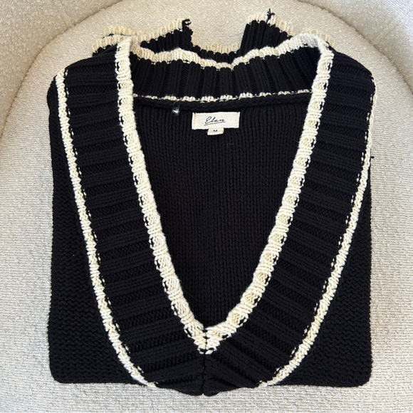 Elan Women's V-Neck Sweater Vest Preppy - Picture 4 of 16